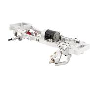 RC Telaio Parti Per WPL D12 1/10 CNC Corpo In Metallo Per Telaio Con Assale Posteriore Cambio Per Molle A Balestra Tazza Sterzo Forcellone Scorrevole Set Parti(Silver)