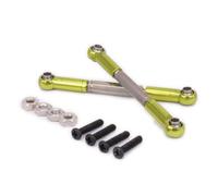 RC Tirante Trazione Per HSP Per Wltoys 12428 12423 0019 FY03 1-12 2 Pezzi Tirante Sterzo Servo Tenditore Collegamento Ricambi E Accessori Per Auto RC Sostituzione Aggiornamento(Green)