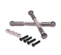 RC Tirante Trazione Per HSP Per Wltoys 12428 12423 0019 FY03 1-12 2 Pezzi Tirante Sterzo Servo Tenditore Collegamento Ricambi E Accessori Per Auto RC Sostituzione Aggiornamento(Gray)