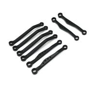 RC Tirante Trazione Per WPL C64 1/16 Barre Di Trazione Fisse Anteriori Posteriori In Metallo Per Modelli RC Autocarri Cingolati Truggy Parti Ricambio E Accessori Per L'aggiornamento E L'uso(Black)