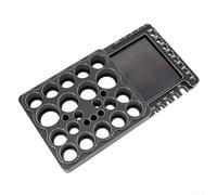 RC Tool Rack Organizer con vassoio magnetico per viti e strumenti di misurazione per mantenere strumenti e viti di controllo remoto sicuri e facilmente accessibili (nero)