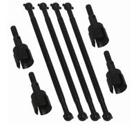RC trasmissione Compatibile Con Redcat Per Volcano Ricambi Per Auto RC 4 Set Di Perni Ruota Anteriori E Posteriori A Osso Di Cane In Acciaio Inossidabile Da 90 Mm, 08029 02033