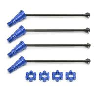 RC trasmissione Compatibile Con Traxxas Per X-Maxx 6S 8S 1/5 RC Monster Truck Auto Aggiornamenti Parti Accessori Metallo Anteriore Posteriore Albero Di Trasmissione CVD(Blue,4pcs)