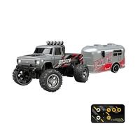 RC Truck - Auto controllata a distanza, Crawler RC Truck | VEICOLO RC di piccoli camion, Crawler ricaricabile fuori -road, camion RC per bambini da 6 anni, 1 64 Scala con luci per all'interno