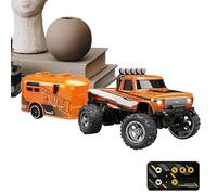 RC Truck - Auto controllata a distanza, Crawler RC Truck | VEICOLO RC di piccoli camion, Crawler ricaricabile fuori -road, camion RC per bambini da 6 anni, 1 64 Scala con luci per all'interno