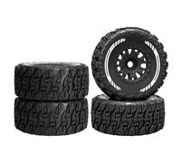 RC Upgrade Parts Per Arrma Per Mojave Per Grom Per Mini 4X4 Per Desert Truck 1/16 Rc Auto Parti Aggiornamento 4 Pezzi Ruote Plastica Cerchi Pneumatici Gomma
