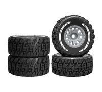 RC Upgrade Parts Per Arrma Per Mojave Per Grom Per Mini 4X4 Per Desert Truck 1/16 Rc Auto Parti Aggiornamento 4 Pezzi Ruote Plastica Cerchi Pneumatici Gomma