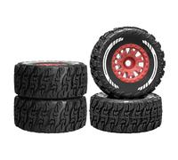 RC Upgrade Parts Per Arrma Per Mojave Per Grom Per Mini 4X4 Per Desert Truck 1/16 Rc Auto Parti Aggiornamento 4 Pezzi Ruote Plastica Cerchi Pneumatici Gomma
