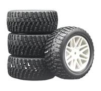 RC Upgrade Parts Per HSP Per Himoto Per Redcat 94170 1/10 4 Pezzi 2.2 "Pneumatici RC Modello 4WD Per Sport Pull Per Rally Car Cerchioni Pneumatici Diametro