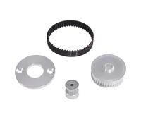 RC Upgrade Parts Per Tamiya Per TT-02 1/10 RC Auto Parti Aggiornamento Basso Rumore Trasmissione Cinghia 16T 40T Sistema Ingranaggi Modificare