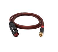 Rca Cavo Rca 100 CM Spina A XLR 3 Pin Presa Adattatore IN Rosso