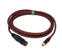 Rca Cavo Rca 3 M Spina A XLR 3 Pin Presa Adattatore IN Rosso