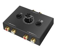 RCA L/R Commutatore Audio Switch 2(1) In 1(2) Out Analog Aux Interruttore