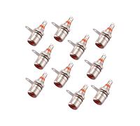 Rca Presa Per Connettore Femmina Rca Per Montaggio A Pannello Chassis 10 Pz