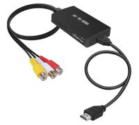 Rca To Hdmi Converter, Composite To Hdmi Adapter Support 1080p Pal/ntsc