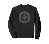 RCAF Royal Canadian Air Force Roundel Maple Leaf Low Vis Felpa