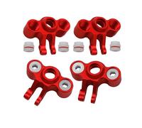 Rcarmumb Parti di ricambio per braccio anteriore posteriore per asse posteriore Traxxas E-Revo/Mini Slash/Mini Summit, 4 pezzi in lega anteriore per asse posteriore posteriore e braccio a snodo (sinistra e destra), sostituisci 7034, rosso