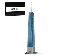 RCARTOYRTR 1 World Trade Center Architettura, 1:800 Blocchi di casa di fama mondiale Progettato da SPBrix, Modulo Building Regalo per adulti - 3153 parti