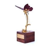 RCARTOYRTR DreamDancer, carillon con melodia a orologeria, stereoscopico 3D, meccanico, dinamico, con aletta, in metallo, decorazione per casa e ufficio, per adulti (versione kit)