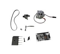 RCARTOYRTR Micro generatore ad alta potenza da 65 W + ponte raddrizzatore + regolatore di tensione + cinghia + staffa puleggia dentata kit fai da te modificato per motore L4-205-OHV