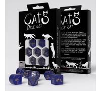 RCAT04 - SET 7 DADI - CATS MODERN DICE SET: MEOWSTER