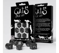 RCAT05 - SET 7 DADI - CATS MODERN DICE SET: WAFFLE