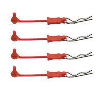 RCAWD 4 pz/set Corpo Clip Fermi & Corpo Clip per 1/10 ARRMA 3S & Mega Vorteks Senton Granito Big Rock Typhon ecc parti aggiornate - Rosso