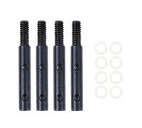 RCAWD 4PCS Acciaio Portale Asse Albero per 1/18 Hobbyplus CR18P Rock Van EVO Trail Hunter Aggiornamenti Parte