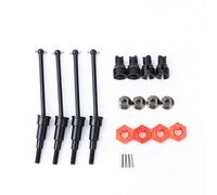 RCAWD Albero di trasmissione CVD in acciaio #45 anteriore posteriore CVD albero di trasmissione 10 mm ruota esagonale dado Diff Outdrive per Arrma 1/18 granito Grom Typhon Grom Mega 380 parti di