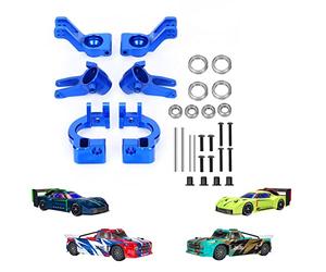 RCAWD Blocchetto sterzo e mozzi C e Mozzo Posteriore Set per ARRMA Infraction 4x4 570 Mega, Vendetta 4x4 3s Blx Aggiornamenti Blu