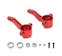 RCAWD RC hub carrier, lega sterzo hub carrier Blocchi per 1/10 ARRMA 3s & Mega550 Vorteks Senton Granito Big Rock Typhon aggiornamento parte 2 pz/set (rosso)