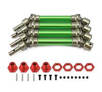 RCAWD Set di 4 alberi di trasmissione anteriore/posteriore per Arrma Typhon 3s Blx 4WD e 4WD V3 Mega 550 Buggy fuoristrada (verde)