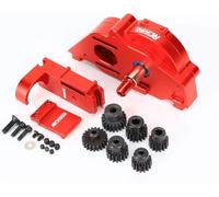 RCAWD Set di ingranaggi 57T 15T, 17T, 20T, supporto motore centrale per ARRMA 3s e Mega, parti di aggiornamento Kraton Outcast 4S (rosso)