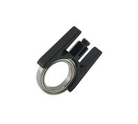 RCAWD Set di supporto ad alta velocità albero di trasmissione centrale in lega di alluminio per auto 1-10 Arrma 3s Blx e Mega550 (nero)