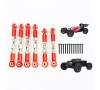 RCAWD Tenditori per Big Rock V3 3S & Typhon V3 3S & Typhon V3 Mega 550 Linkages Upgrades, tiranti Set Toe Link per ARRMA 1/10 1/8 parti #ARA330766