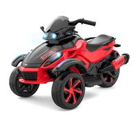 RCB 12V Moto Elettrica Bambini, Moto Elettrica con 2 Motori, Velocità 4 km/h, Luci LED, Connessione USB, Musiche Multitipo per l'Apprendimento Precoce, la Migliore Moto Cross Bambino dai 3 agli 8 Anni