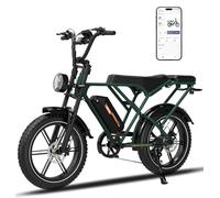 RCB G19 20'' Bici Elettrica, Mountain Bike elettrica per Adulti, Commute E-bike con Batteria rimovibile 48V 20.8Ah, Autonomia 35-90 km