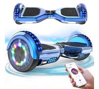 RCB Hoverboard 6.5 inch Auto-bilanciato Hover Board con Colorato luci sulle Ruote e Bluetooth, Il miglior Regalo per Bambini e Adolescente