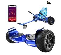 RCB Hoverboards SUV Per tutti i terreni,set hoverboards elettrico da 8,5 pollici e kart per bambini con Bluetooth, APP controllo Funzione, per tutti i terreni per adolescenti adul