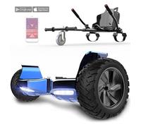 RCB Hoverboards SUV Per tutti i terreni,set hoverboards elettrico da 8,5 pollici e kart per bambini con Bluetooth, APP controllo Funzione, per tutti i terreni per adolescenti adul