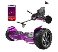 RCB Hoverboards SUV Per tutti i terreni,set hoverboards elettrico da 8,5 pollici e kart per bambini con Bluetooth, APP controllo Funzione, per tutti i terreni per adolescenti adul