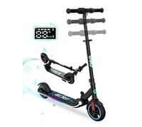 RCB Monopattino Elettrico per Bambini 6-12 Anni, Motore 150W - Max 16 Km/h - Luce LED Arcobaleno - Pieghevole - Display a LED - Velocità e Altezza Regolabili, Regalo per Bambini ed Adolescenti