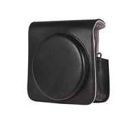 RCBCPLGLNK Coperchio protettivo for fotocamera marrone/rosa/nero PU. Borsa in pelle for tracolla borsa da fotocamera adatta for Fujifilm Instax adatta for quadrato SQ6. Film istantaneo camera bag(