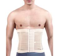 RCBHSD Dimagrante Cintura Fascia Addominale Regolabile da Uomo Waist Trainer Shapewear Intimo Modellante Guaina contenitiva dimagrante Body Shaper(Color:White,Size:XL)
