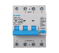 RCBO Interruttore Magnetotermico Differenziale Tipo A Curva C 3P+N 4M 6000A 300m