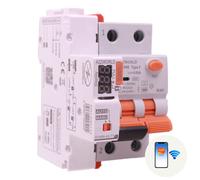 RCBO Interruttore Magnetotermico Differenziale Tipo F WIFI Con Riarmo Automatico