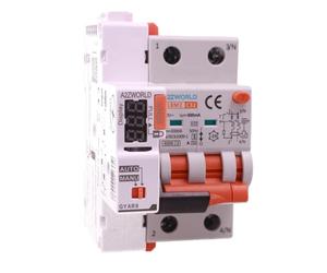 RCBO Selettivo Tipo A(S) Con Riarmo Automatico, 300mA 32A C32, 2P Veri 3 Moduli 6kA 230V Curva C, Interruttore Magnetotermico Differenziale con Doppia Leva e Diagnostica Visiva, 3 Tentativi