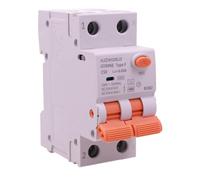 RCBO Tipo F 50A C50, Interruttore Differenziale Con Magnetotermico Curva C, 1P+N 6kA 30mA 2 Moduli 230VAC,Doppio Leva,Per Impianti Apparecchiature Elettroniche Moderne