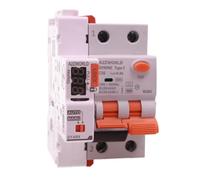 RCBO Tipo F Riarmo Automatico 16A C16 300ma / 0,3A, Interruttore Differenziale Magnetotermico Curva C, 1P+N 6kA, 3 Moduli DIN, Riarmabile 3 Volte(10s 60s 300s), Doppio Leva