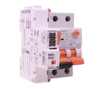 RCBO Tipo F Riarmo Automatico 16A C16, Interruttore Differenziale Con Magnetotermico Curva C, 1P+N 6kA 30mA 230VAC, 3 Moduli DIN, Riarmabile 3 Volte(10s 60s 300s), Doppio Leva